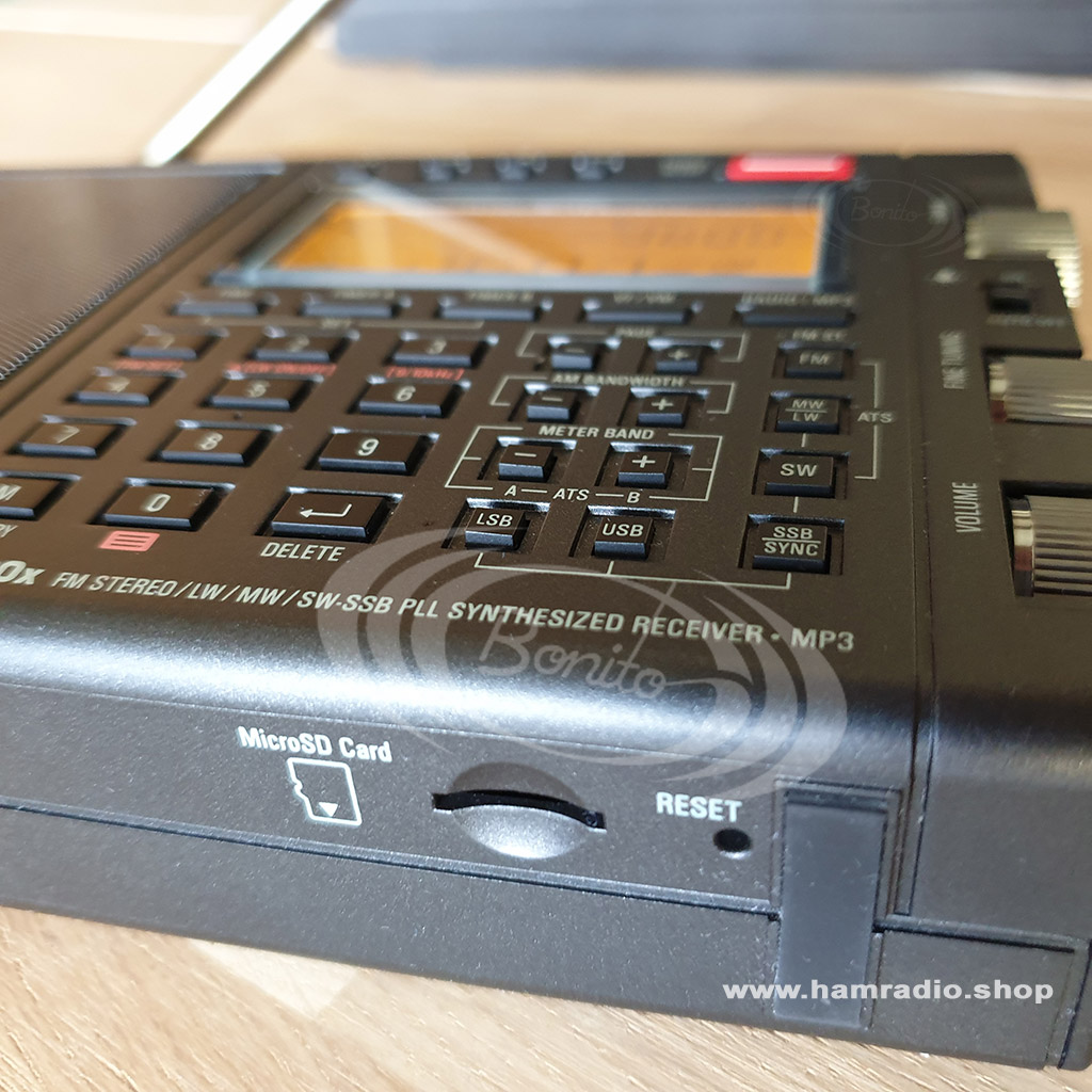 tecsun_pl990x_front_sd-card Weltempfänger Tecsun PL-990X SD-Card Slot
