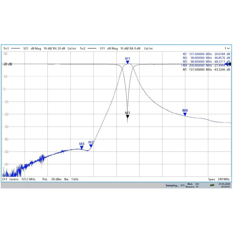 Mastvorverstärker für NOAA und METEOR 137MHz