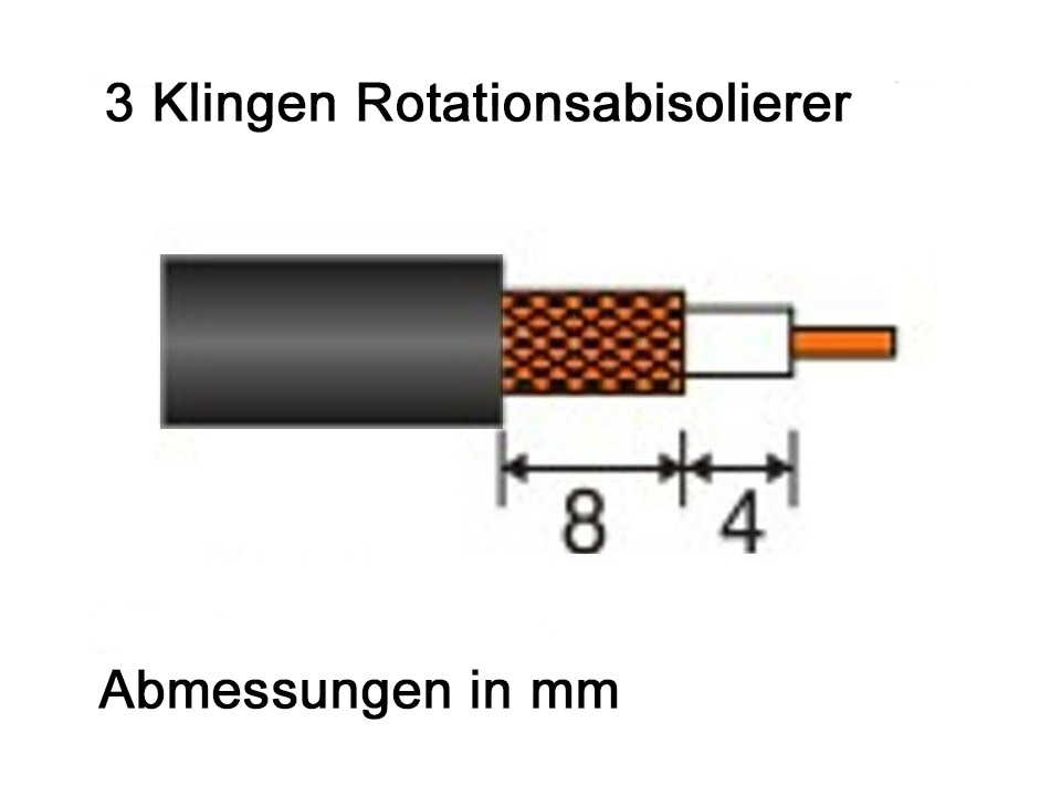 Abisolierwerkzeug für 5mm Koaxkabel HT-322