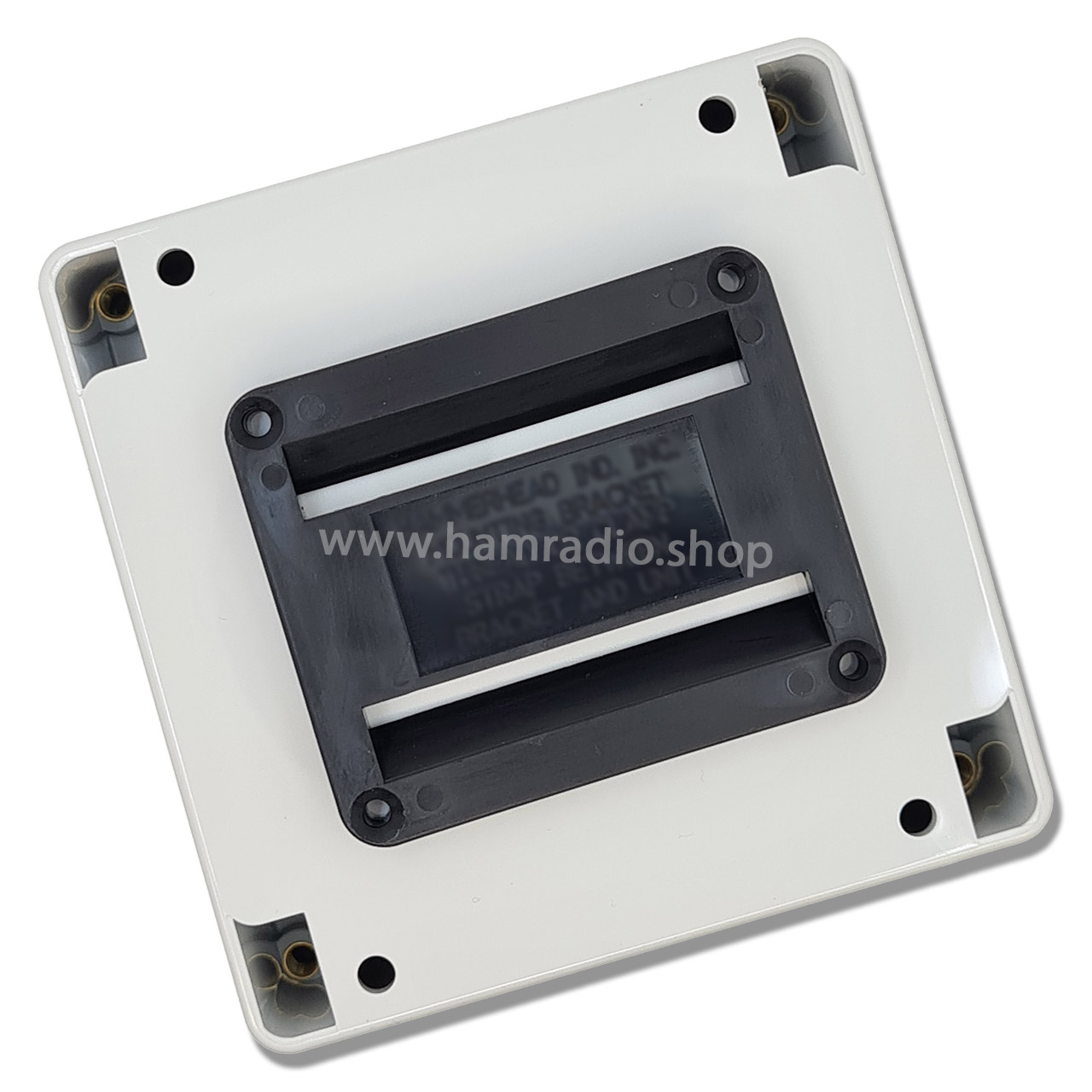 endfed_halterung_am_gehaeuse1 Halterung für End Fed Antennen am Gehäuse (Gehäuse nicht enthalten)
