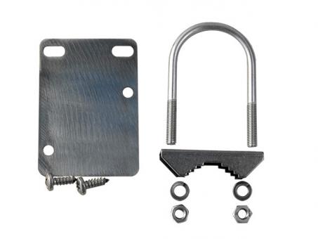 halter_in_teilen-1 This V4A mounting bracket fits for the Boni-Whip, MegActiv, GigActiv and the MegaLoop.