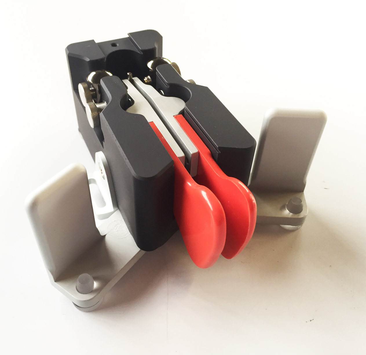 TRAVELER-LIGHT-BLACK-OPEN-1 Begali Magnetic Traveler Light Morsetaste