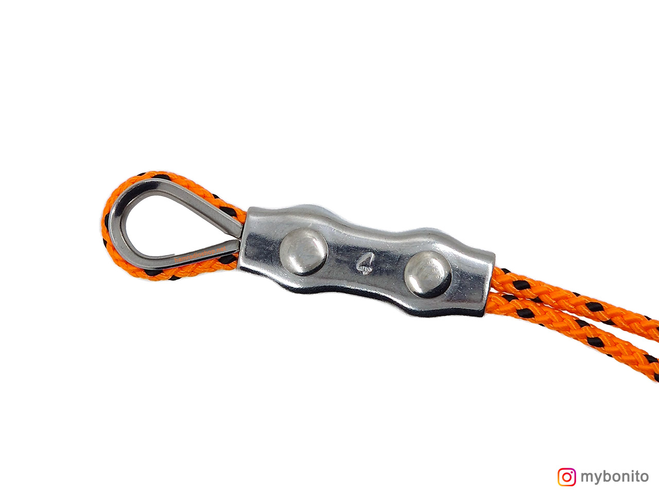 hamrope_kausche_klemme Duplex Drahtseilklemmen Edelstahl 4mm Hamrope PES 4