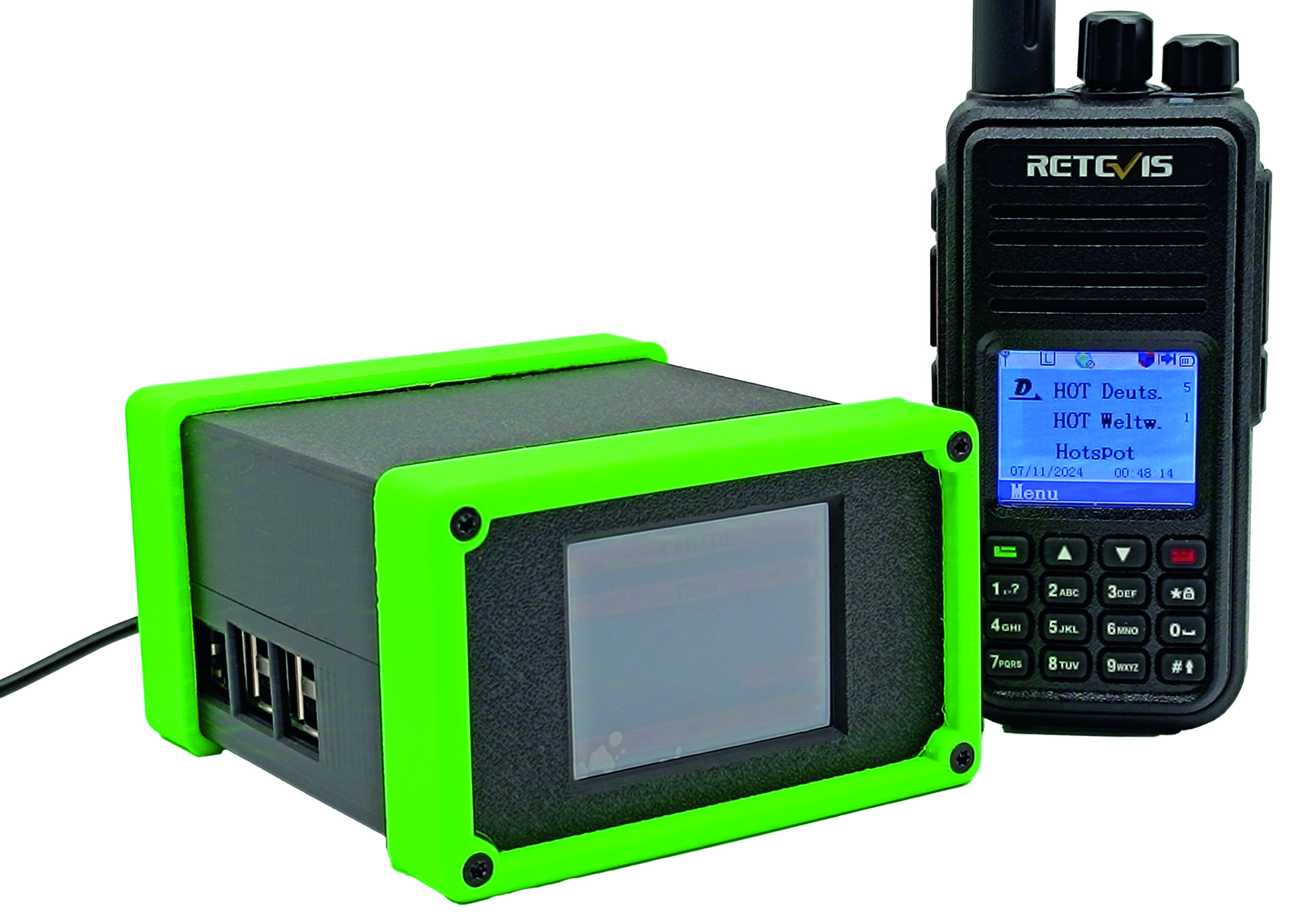 MMDVM Hotspot mit Nextion Display und Retevis RT3S GPS!