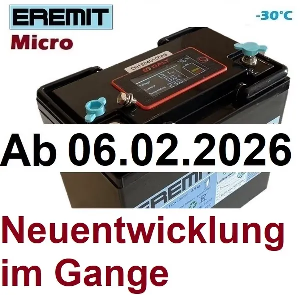Eremit Micro -  12V 50Ah LiFePO4 - GEN.6