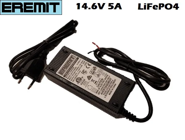 EREMIT 12V 5A LiFePO4 Ladegerät