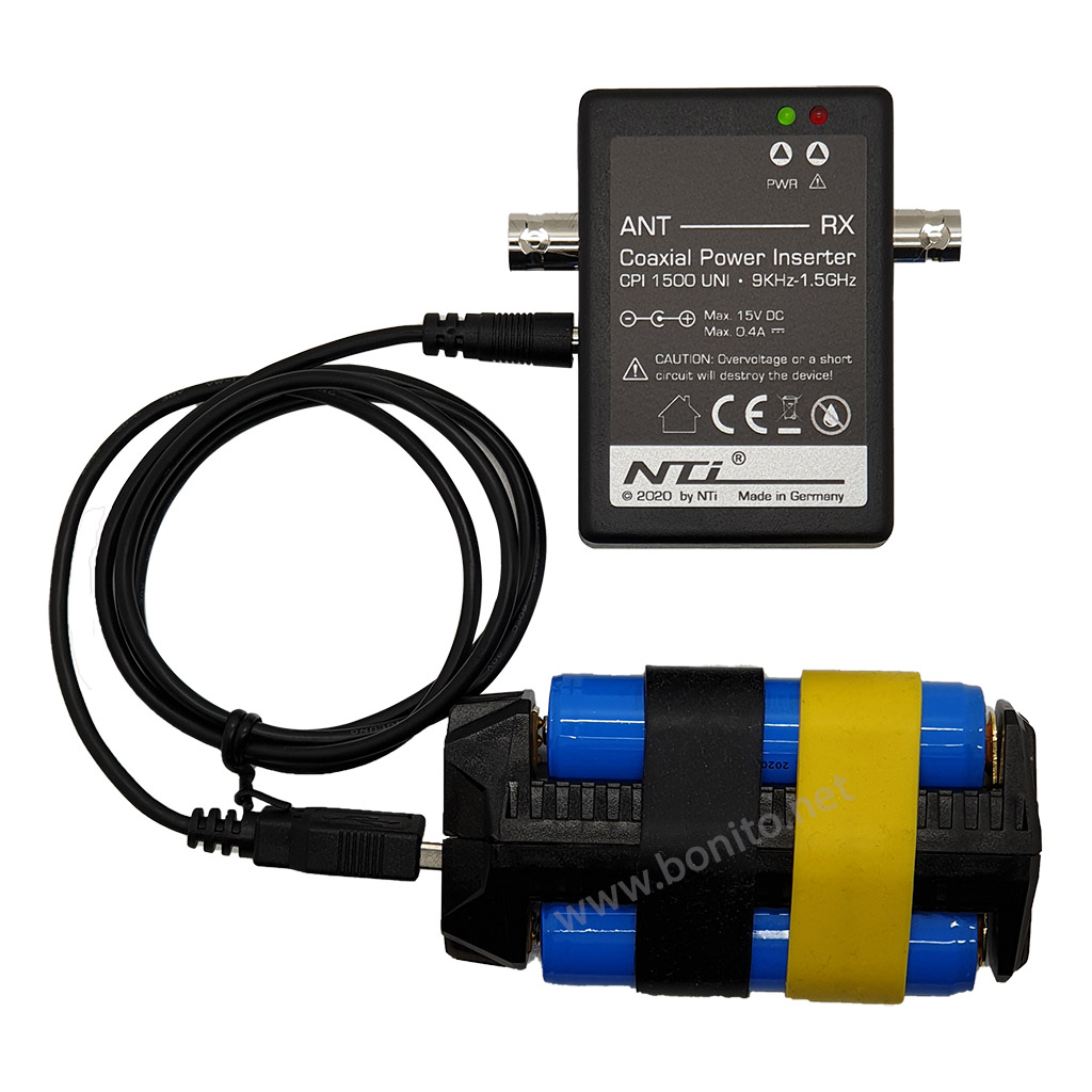 powerbank_mit_cpi1500UNI Power Inserter CPI1500UNI with optional powerbank