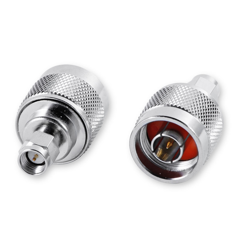 Adapterstecker SMA-Stecker - N-Stecker mit PTFE Isolation