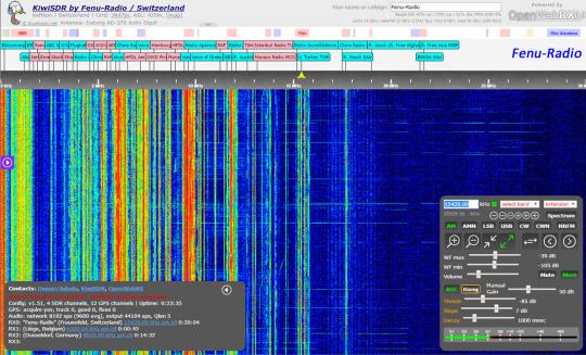 KiwiSDR Receiver Software