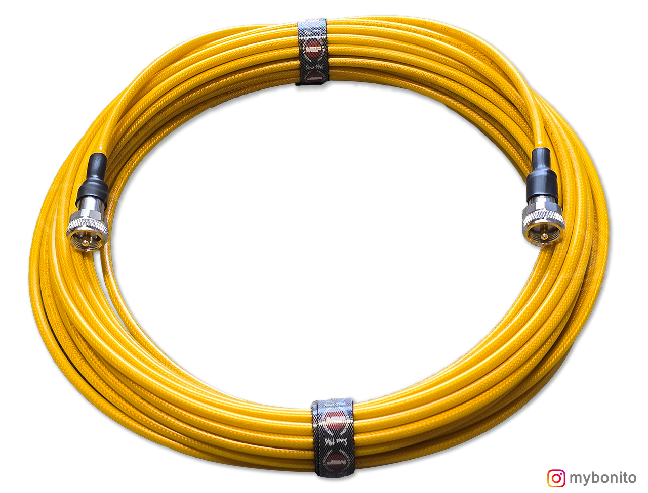 Pota-Flex 6 Koaxialkabel konfektioniert – Ideal für POTA, SOTA & DX-Expeditionen Pota-Flex 6 Koaxialkabel mit gelber PE-Ummantelung für Outdoor-Einsätze
