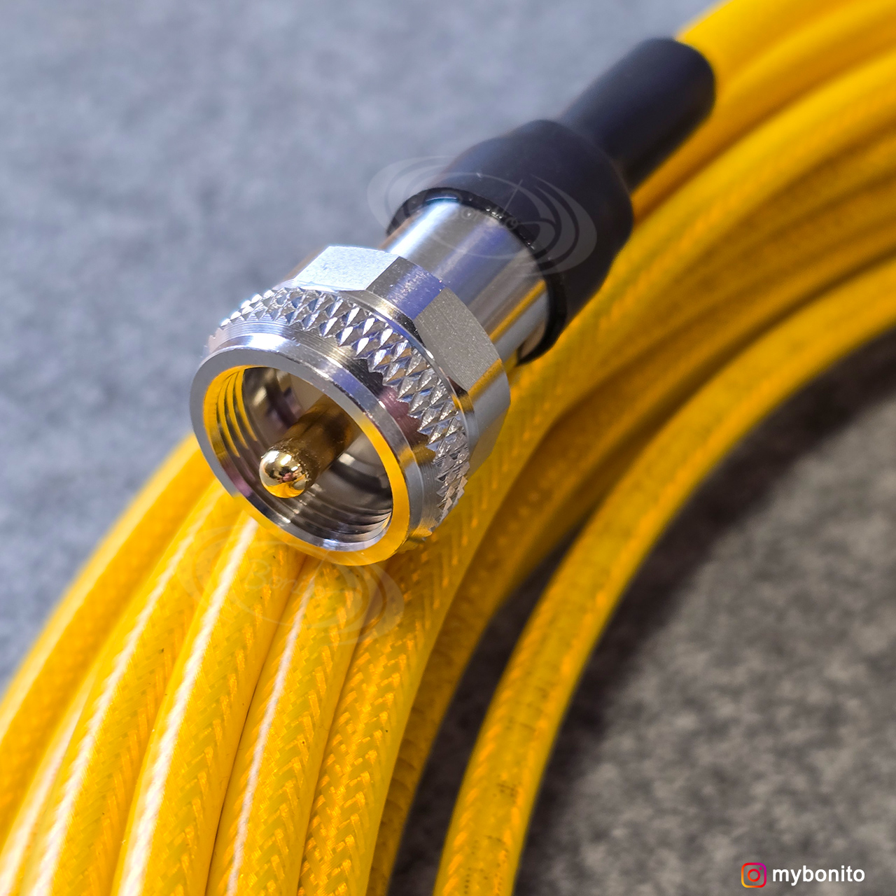 Messi & Paoloni Pota-Flex 6 – Robustes Outdoor-Koaxialkabel mit PL259 oder BNC Steckern Messi&Paoloni Pota-Flex 6 Ring mit Steckern