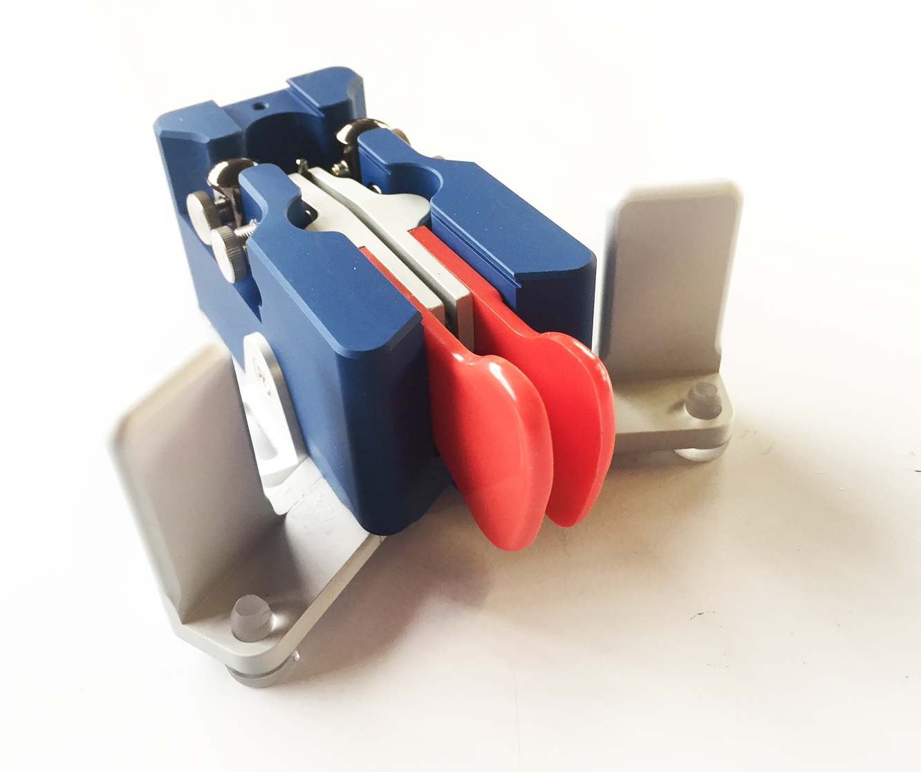 TRAVELER-LIGHT-BLUE-OPEN-1 Begali Magnetic Traveler Light Morsetaste