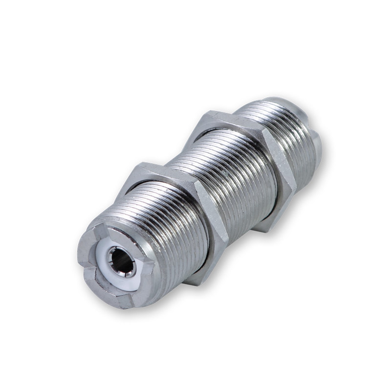 pl-verbinder_ptfe_chassis Adapterstecker UHF PL-258 Verbinder Einloch-Montage
