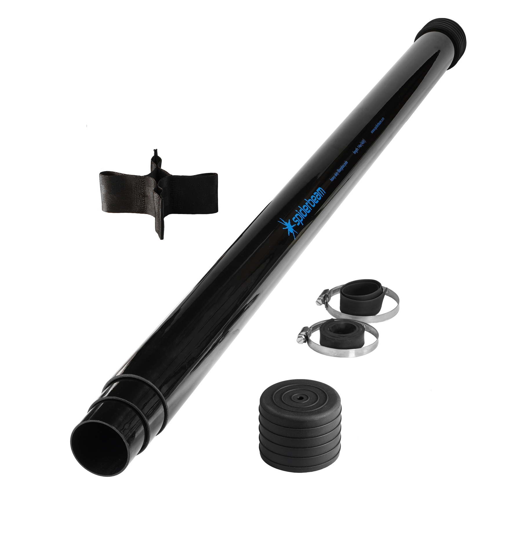 EMF-12-14-SET2-14m-extension-incl-belt-and-clamps-to-your-12m-HD-Fiberglass-pole-002 Erweiterung von 12m auf 14m HD Profi Fiberglas-Teleskopmast