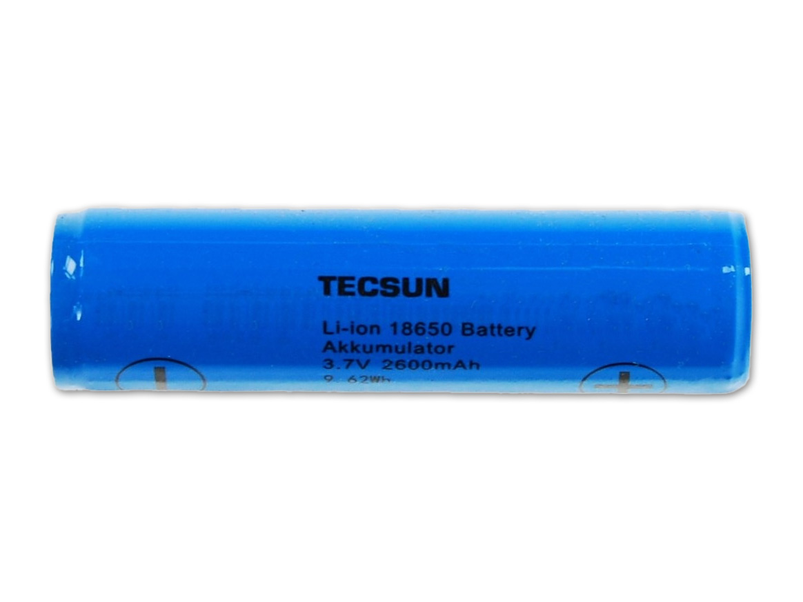 Tecsun-akku Original Li-Ion-Akku 2600mAh Tecsun LI-ION Akku