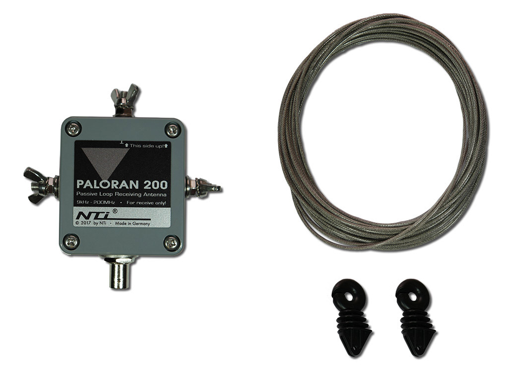 Paloran200_mit_zubehoer2020 Paloran 200 passive Loop antenna scope of delivery