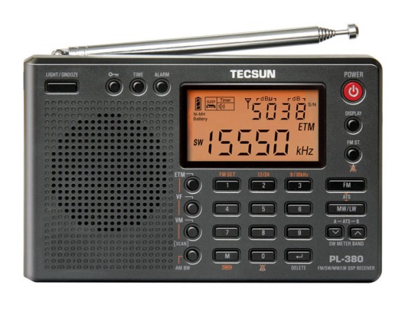 Tecsun PL-380 Weltempfänger mit DSP-Technik