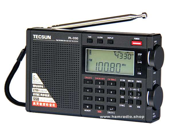 Tecsun PL-330 Kleiner Weltempfänger Für Die Reise | Bonito Hamradioshop